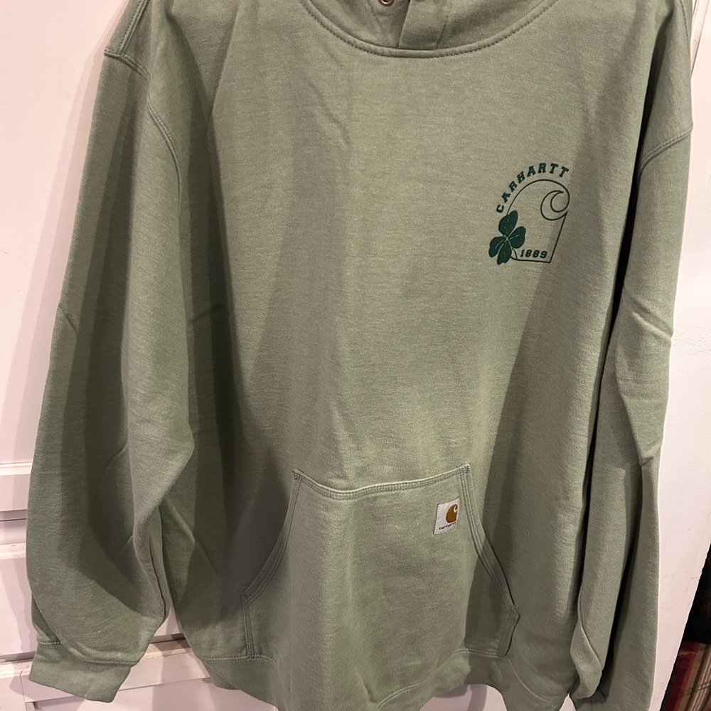 Carhartt Men's St. Patrick’s Day Green Hoodie